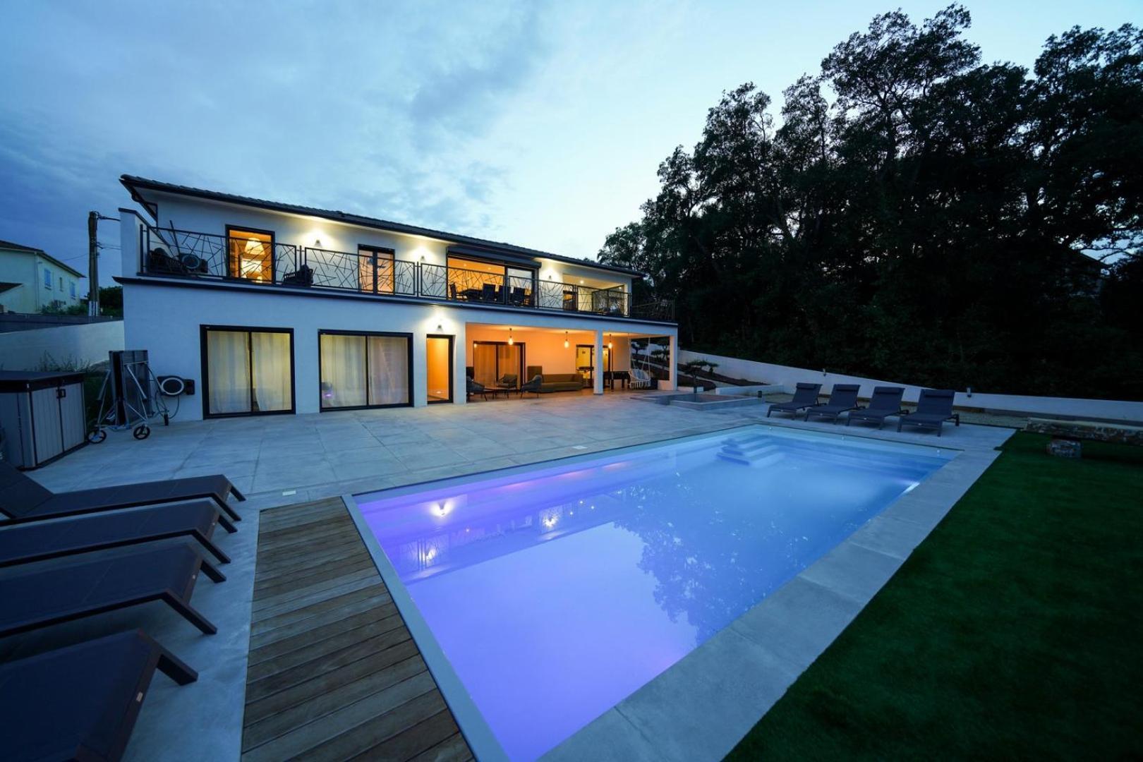 Tres Belle Villa A Ghisonaccia Avec Piscine Chauffee מראה חיצוני תמונה